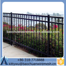 Metal pipe wrought iron fence& steel fence& aluminum fence